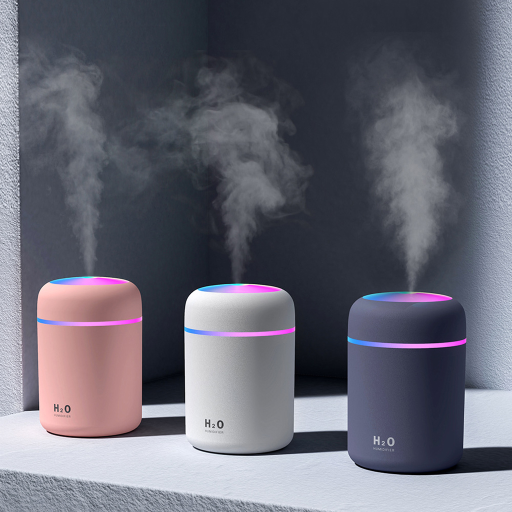 BreezeGlow: Portable Aroma Diffuser & Humidifier for Car & Home